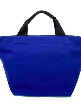 Herve Chapelier Nylon Boat Type Tote M Blue Black Cordura Nylon Handbag